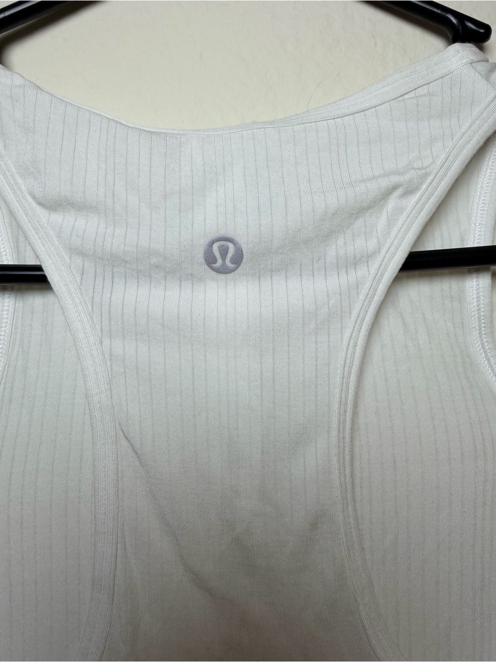 Lululemon White Ribbed Modal Silk Tank Top Size 8 NWOT - Picture 12 of 12
